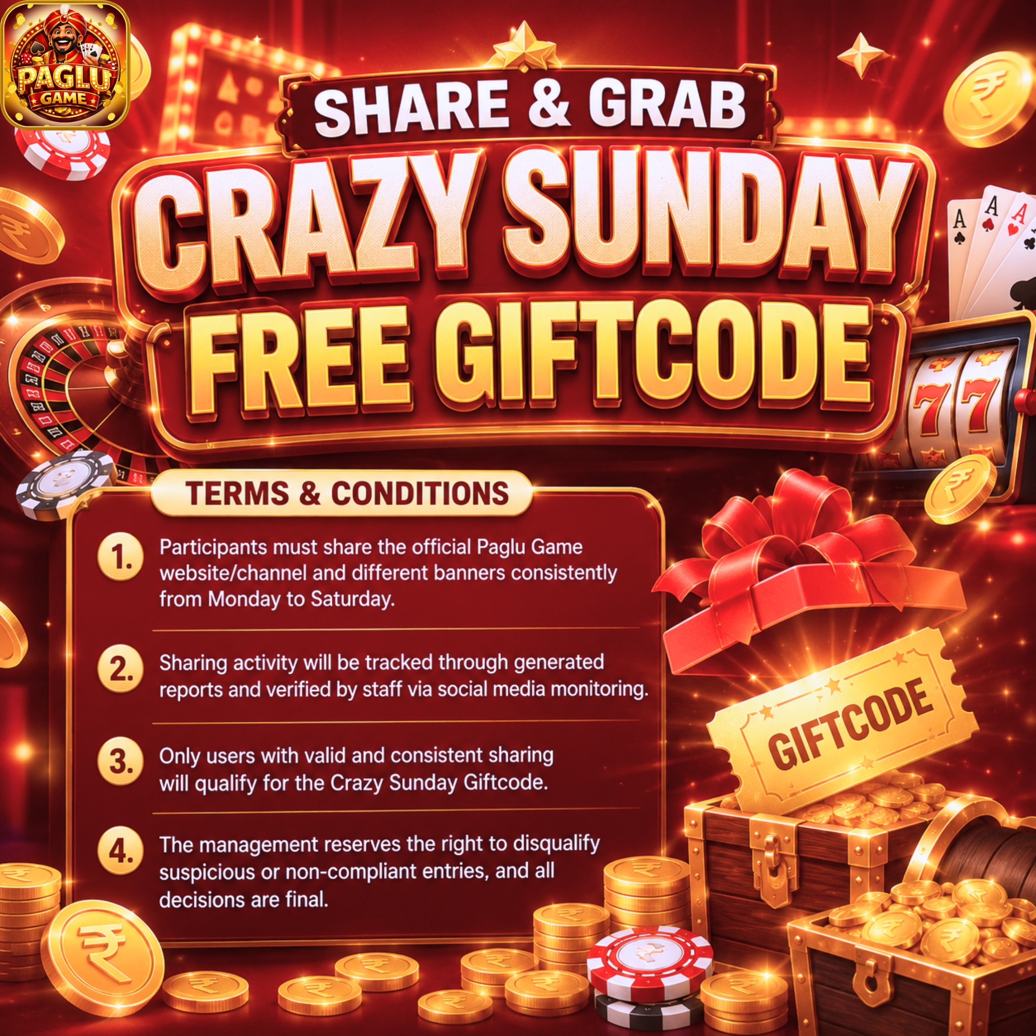Sunday Gift Code